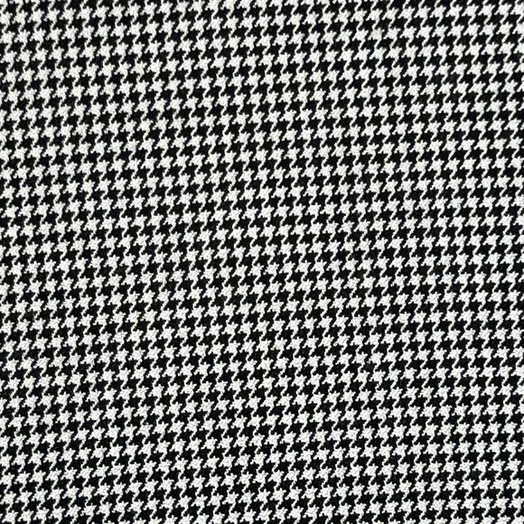 Semantiks Pants Women's Sz 14 Houndstooth Wide Leg Cuff Black White Faux Pockets - Picture 10 of 13